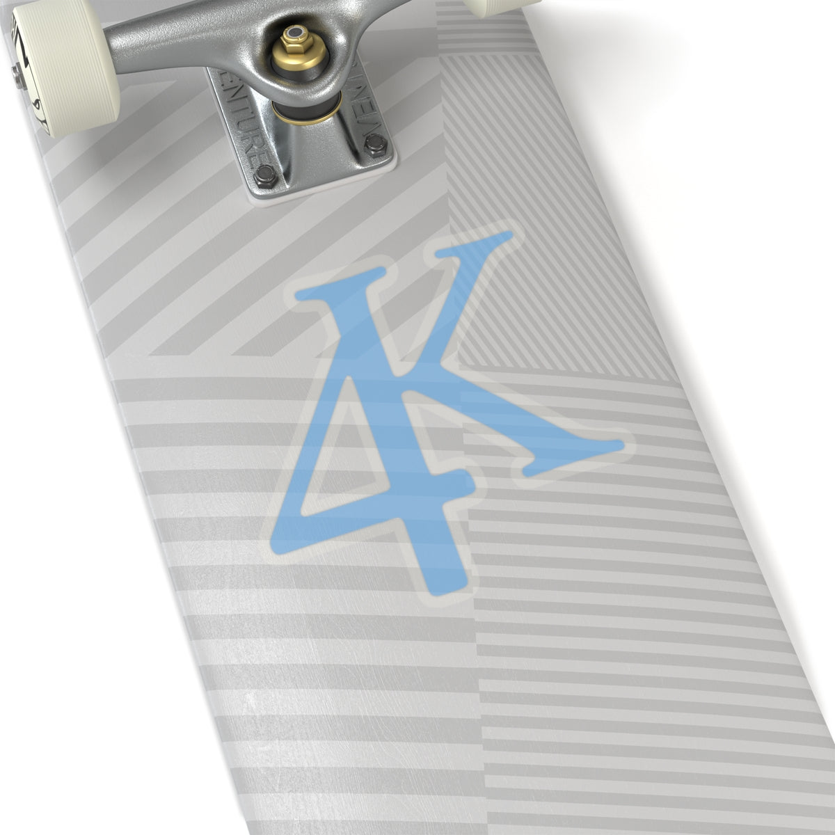 4K Records logo sticker (Blue)