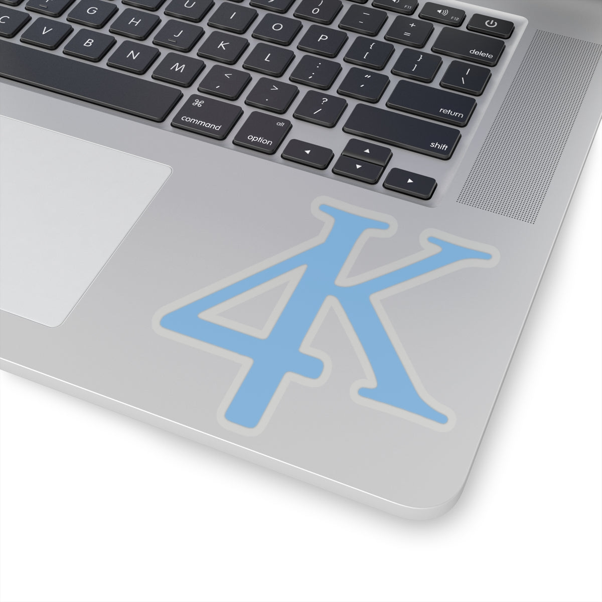 4K Records logo sticker (Blue)