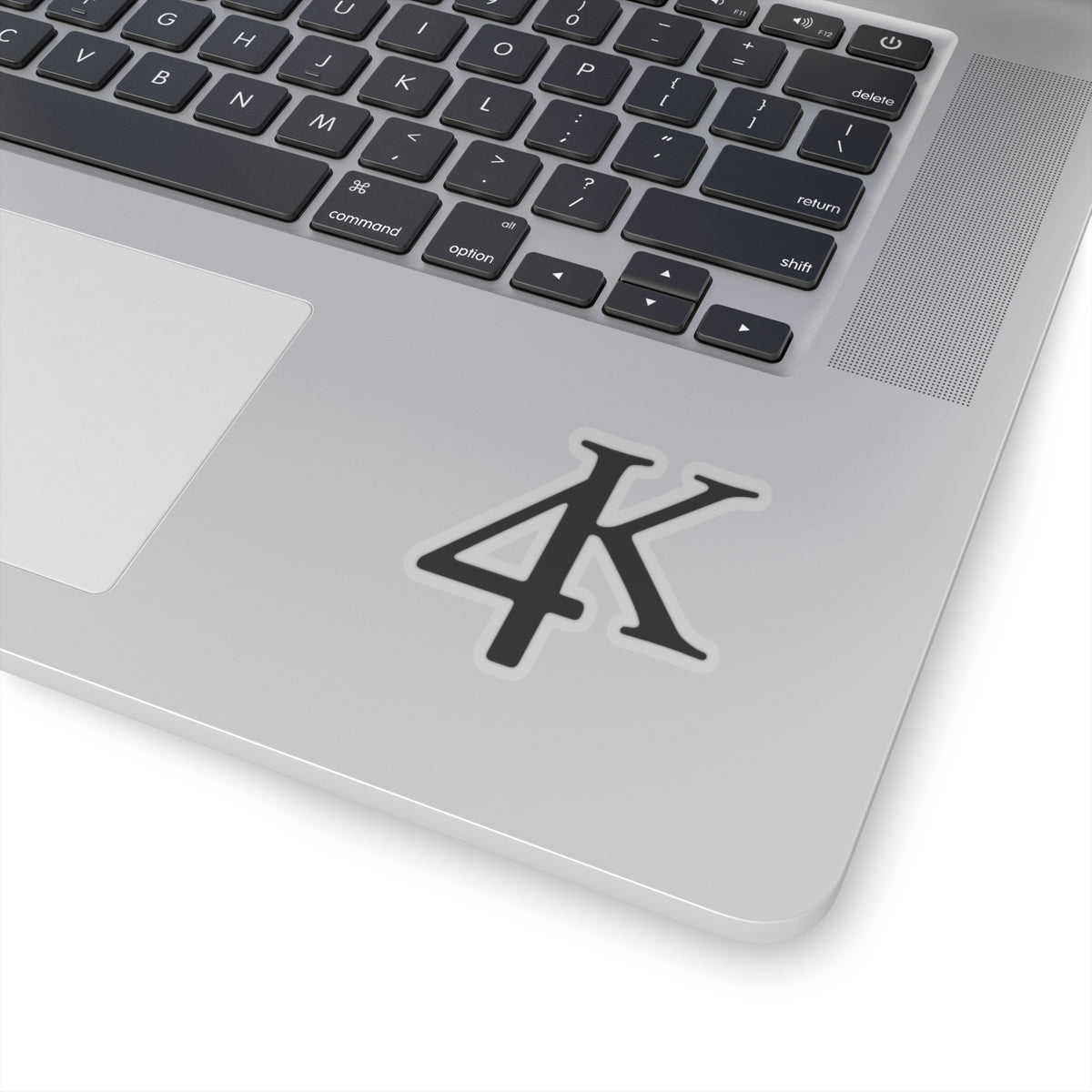 4K Records logo sticker