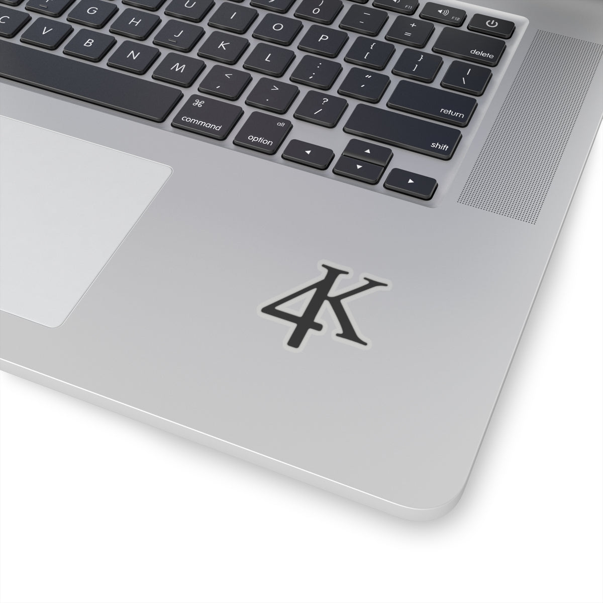4K Records logo sticker